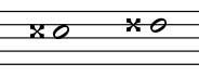How to draw double sharp signs in music